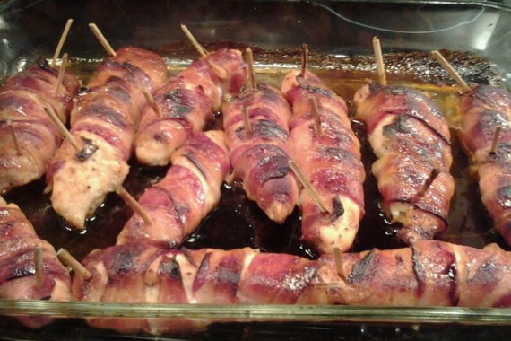 Gluten Free Bacon Wrapped Chicken