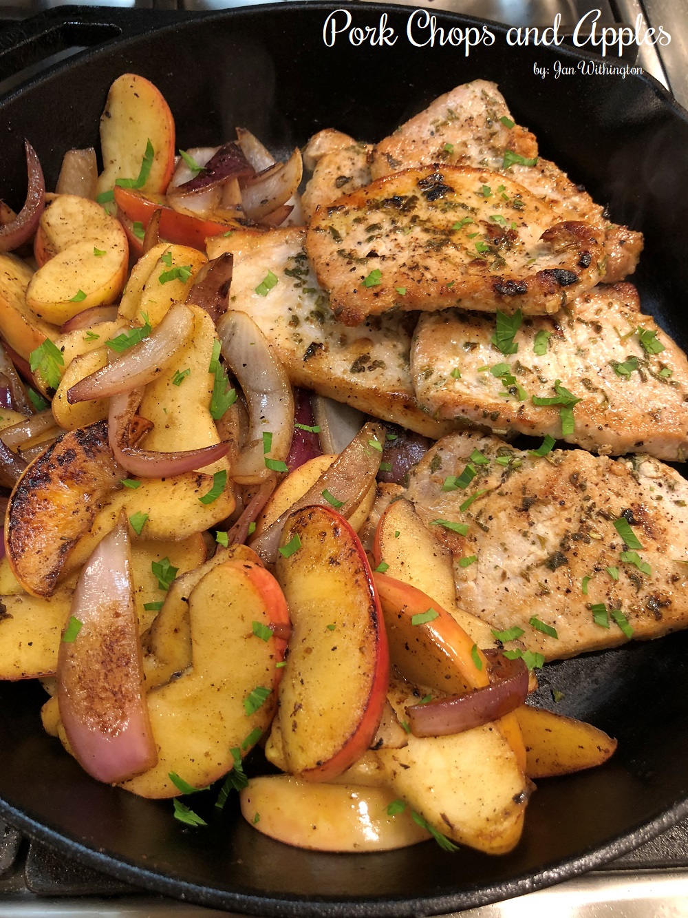 Easy Gluten Free Pork Chops and Apples | The Gluten Free