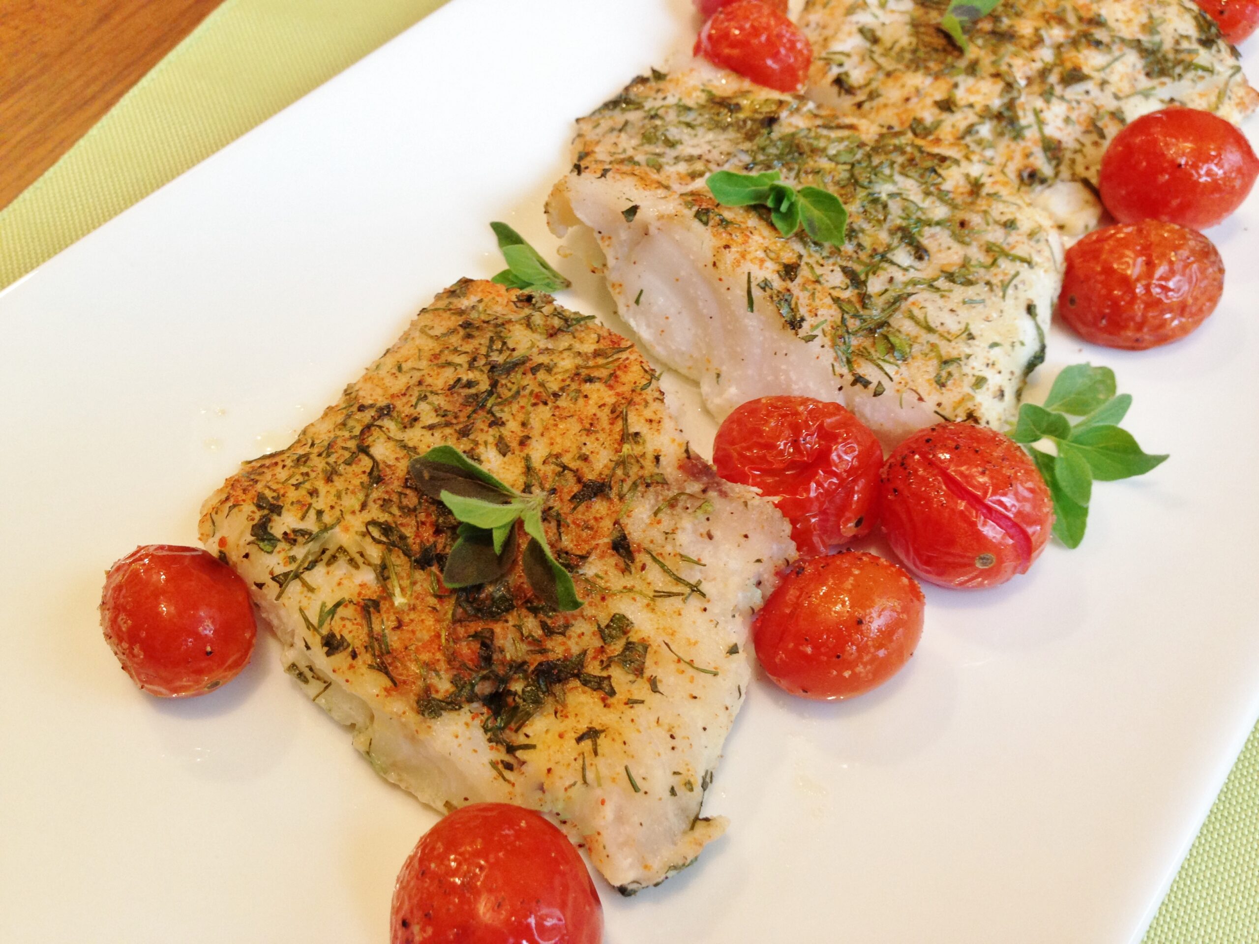 Gluten Free Roasted Cod Fillets with Cherry Tomatoes The Gluten Free