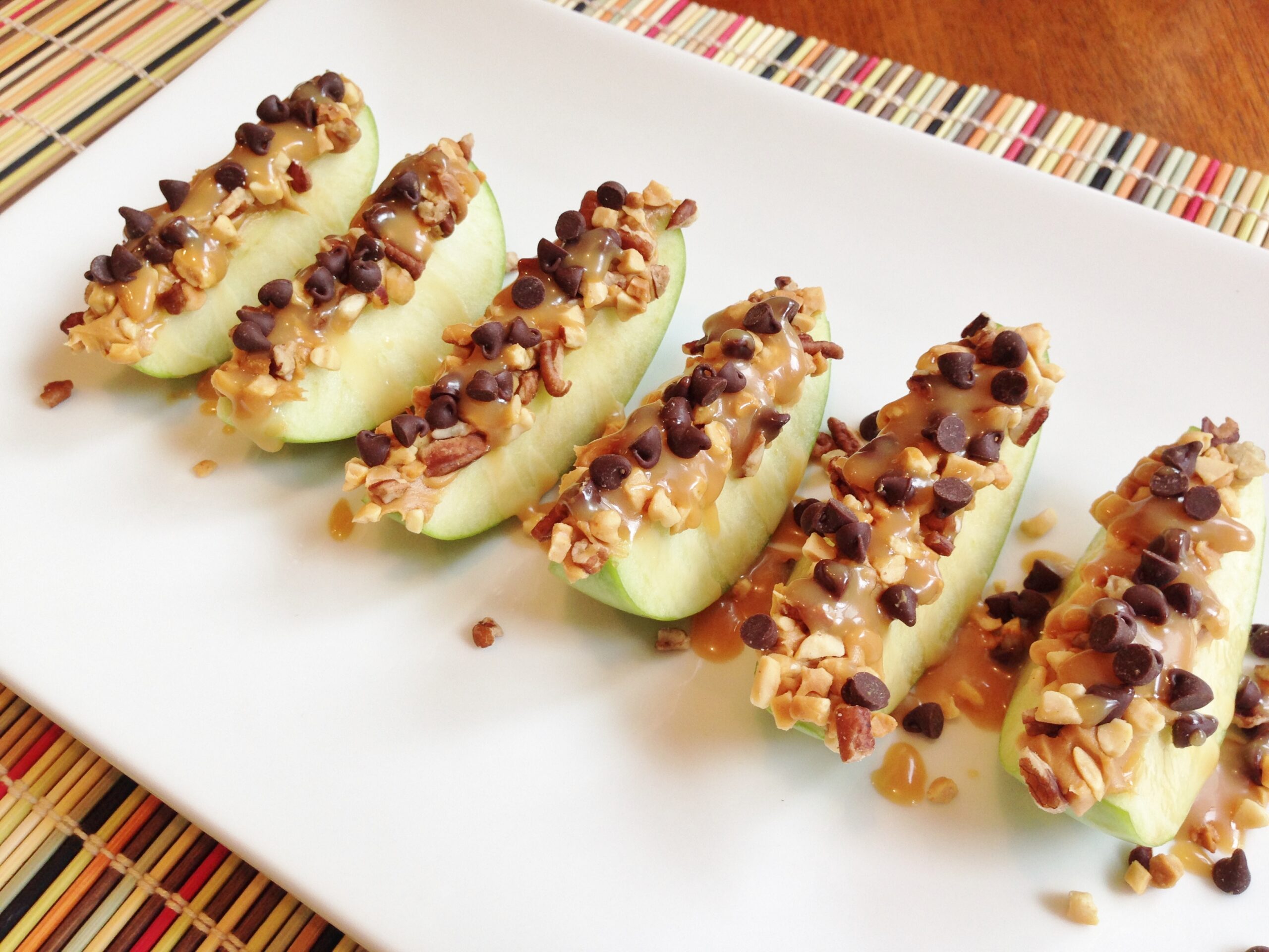 Gluten Free Caramel Apple Slices with Nuts The Gluten Free