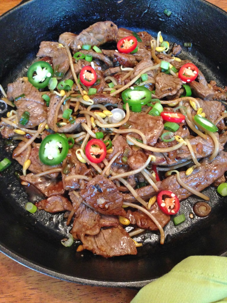 Gluten Free Spicy Beef with Bean Sprouts and Scallions The Gluten Free