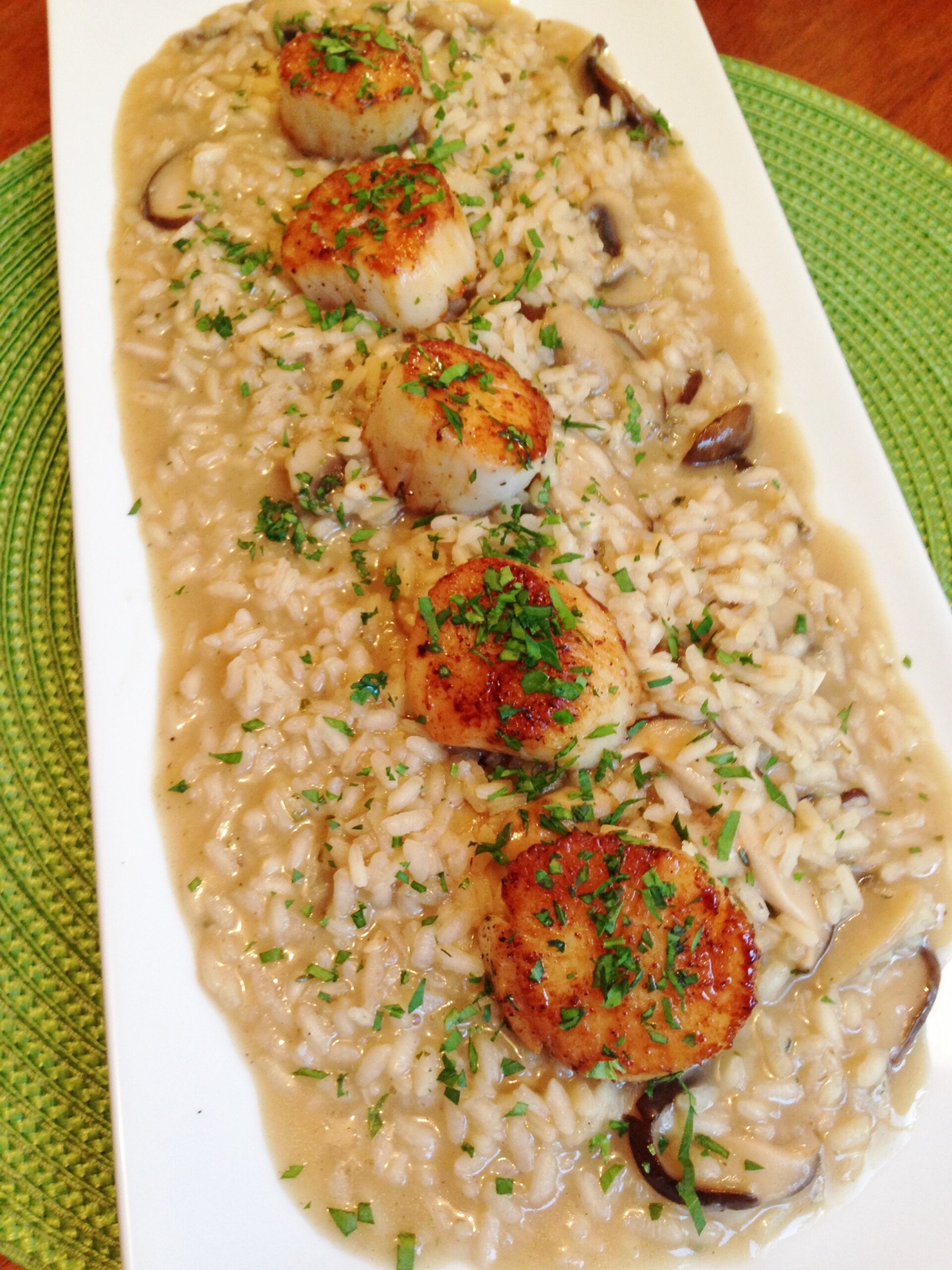 Gluten Free Risotto with Scallops and Mushrooms The Gluten Free