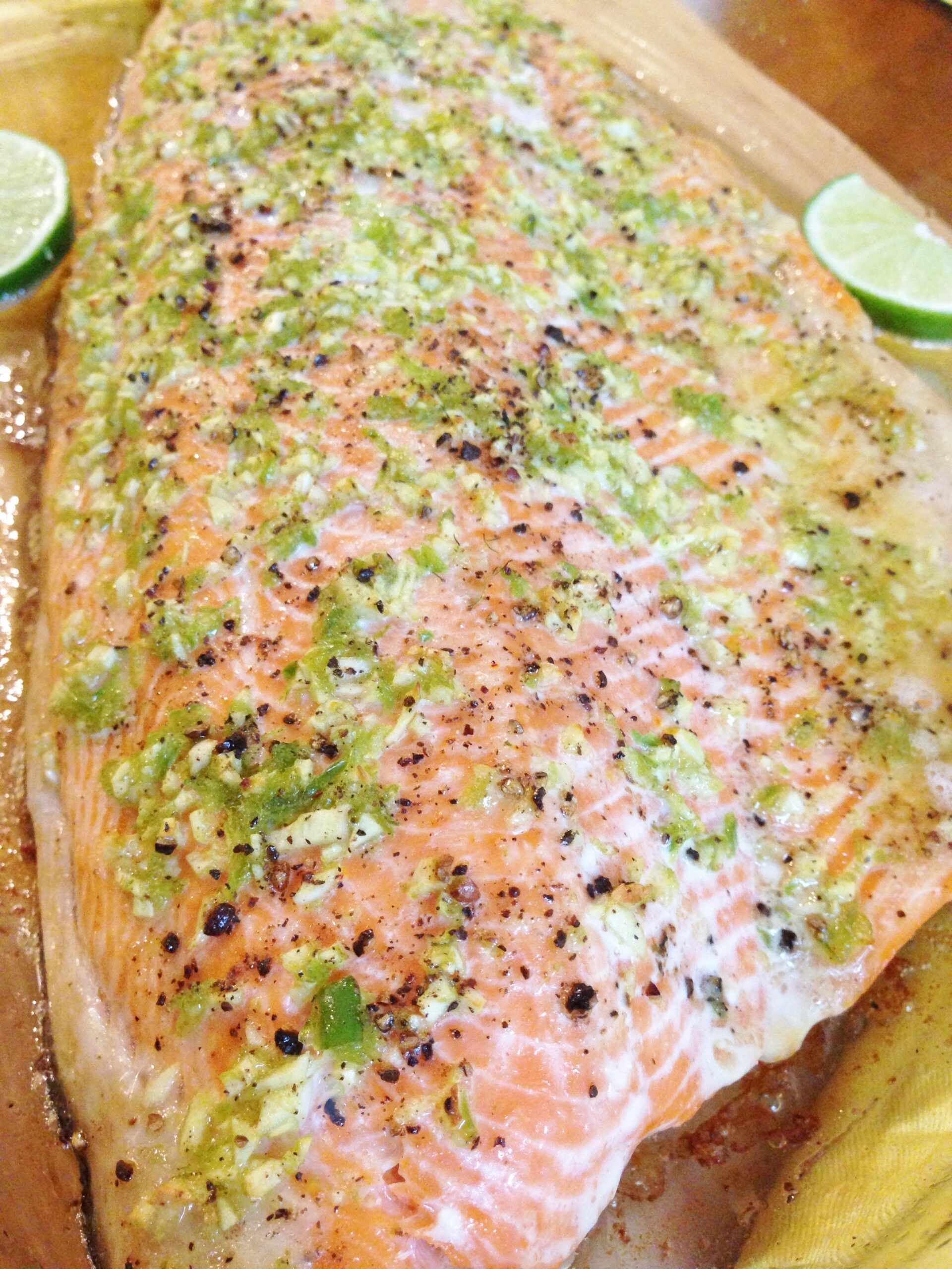 Gluten Free Oven Baked King Salmon with Lime The Gluten Free