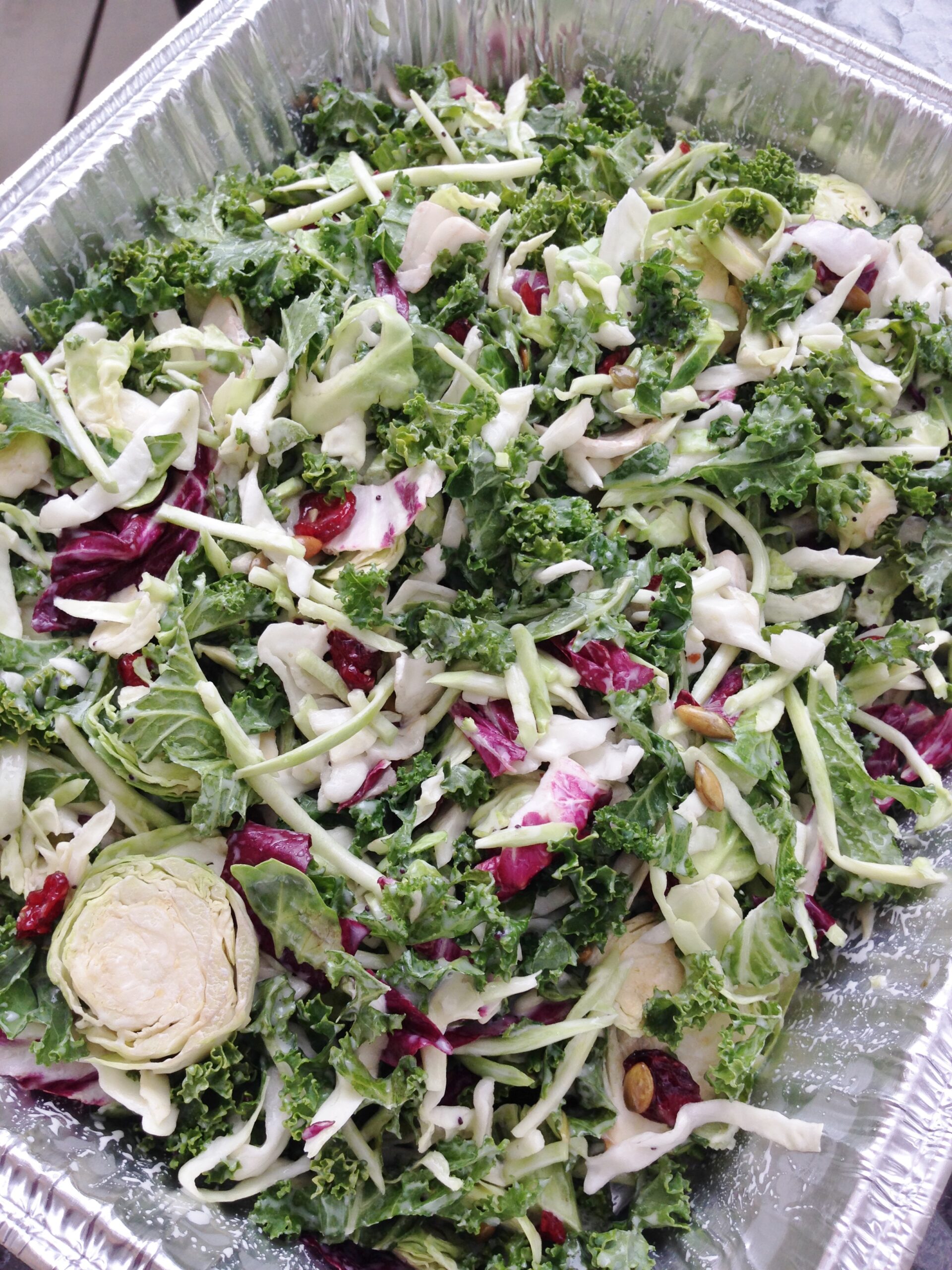 Gluten Free Kale Salad with Coleslaw Dressing The Gluten Free