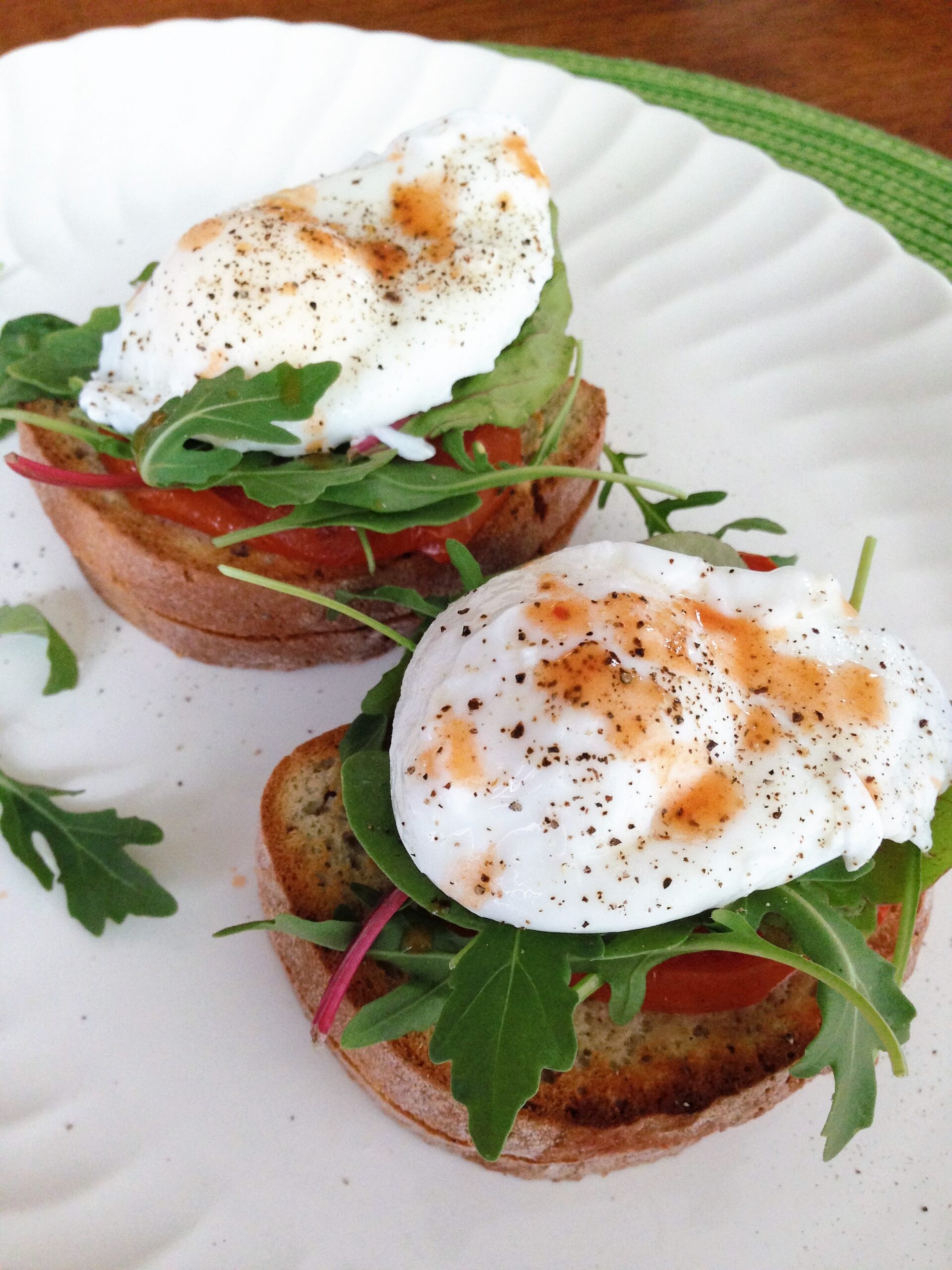 GFree Whole Grain Bread with Grilled Tomatoes and Poached Eggs The Gluten Free