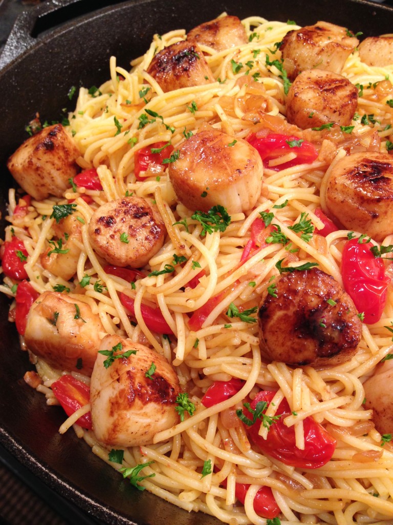 Gluten Free Spaghetti with Seared Scallops The Gluten Free