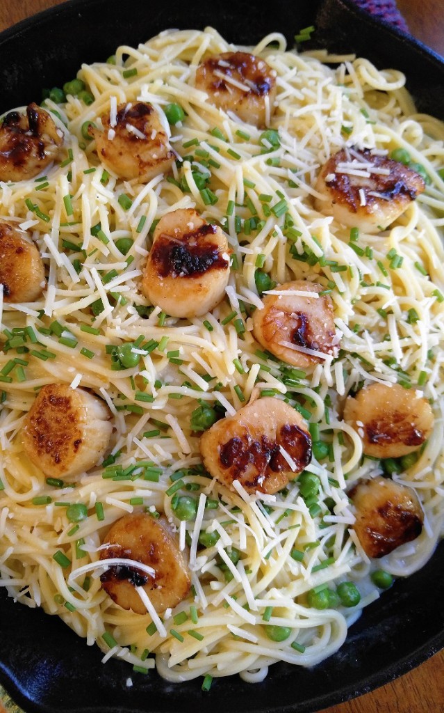 Gluten Free Creamy Scallop Spaghetti The Gluten Free