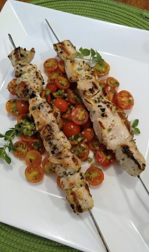 Gluten Free Lemony Chicken Kabobs The Gluten Free