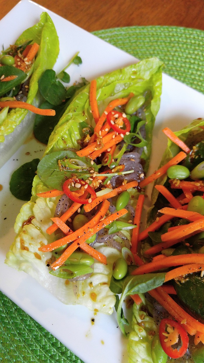 Gluten Free Asian Salad with Yam Noodles The Gluten Free