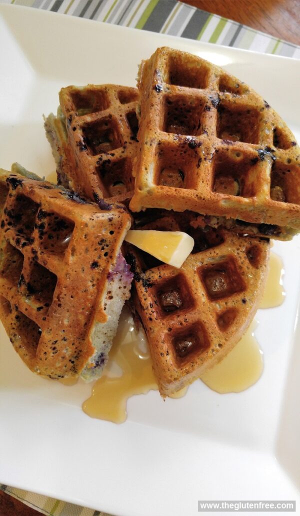 Gluten Free Blueberry Waffles The Gluten Free