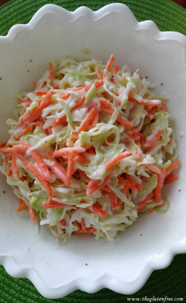 Gluten Free Easy Coleslaw The Gluten Free