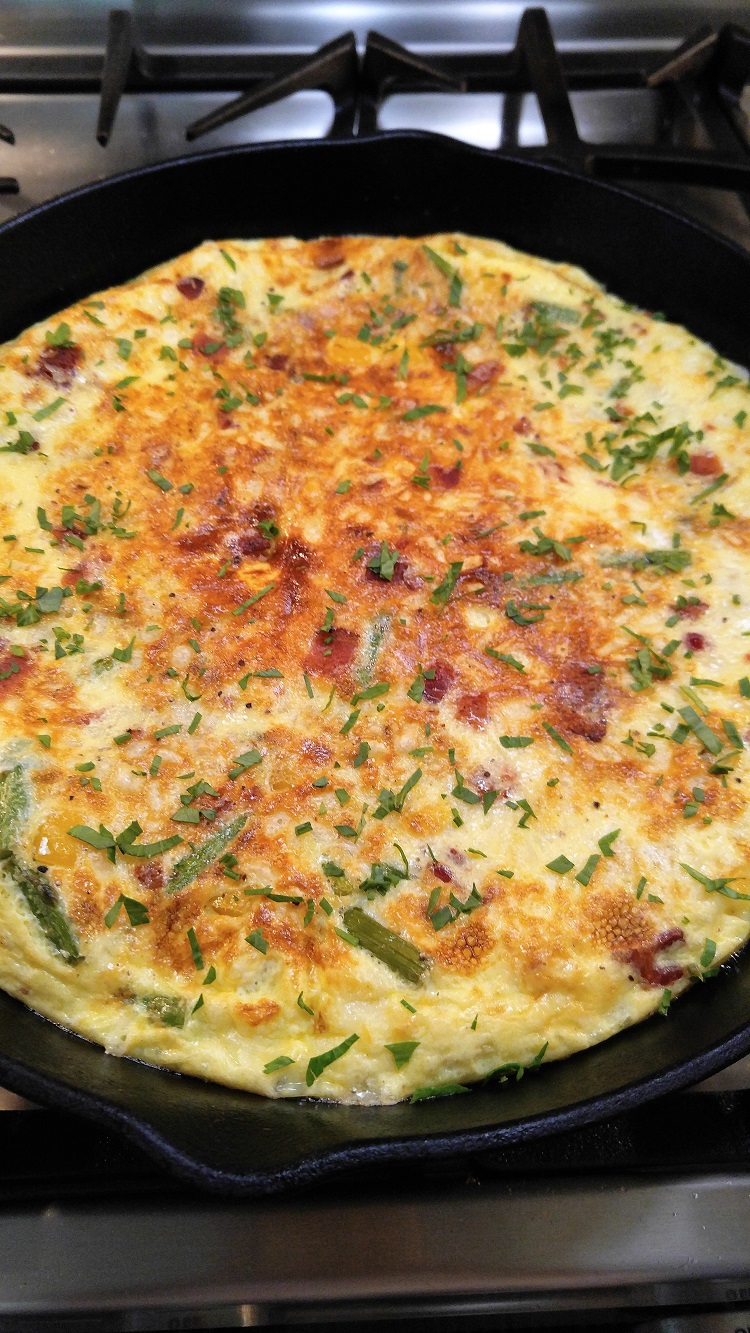 Gluten Free Asparagus and Bacon Frittata The Gluten Free