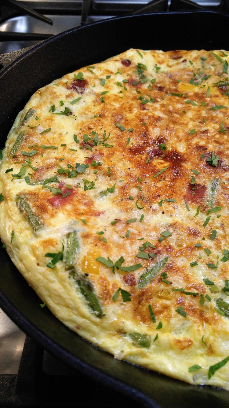 Gluten Free Asparagus and Bacon Frittata The Gluten Free