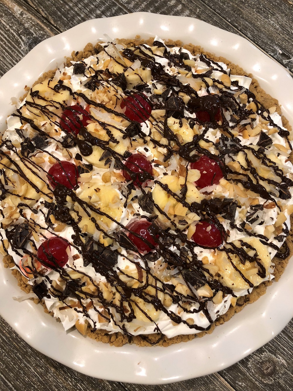 Gluten Free Banana Split Pudding Pie The Gluten Free