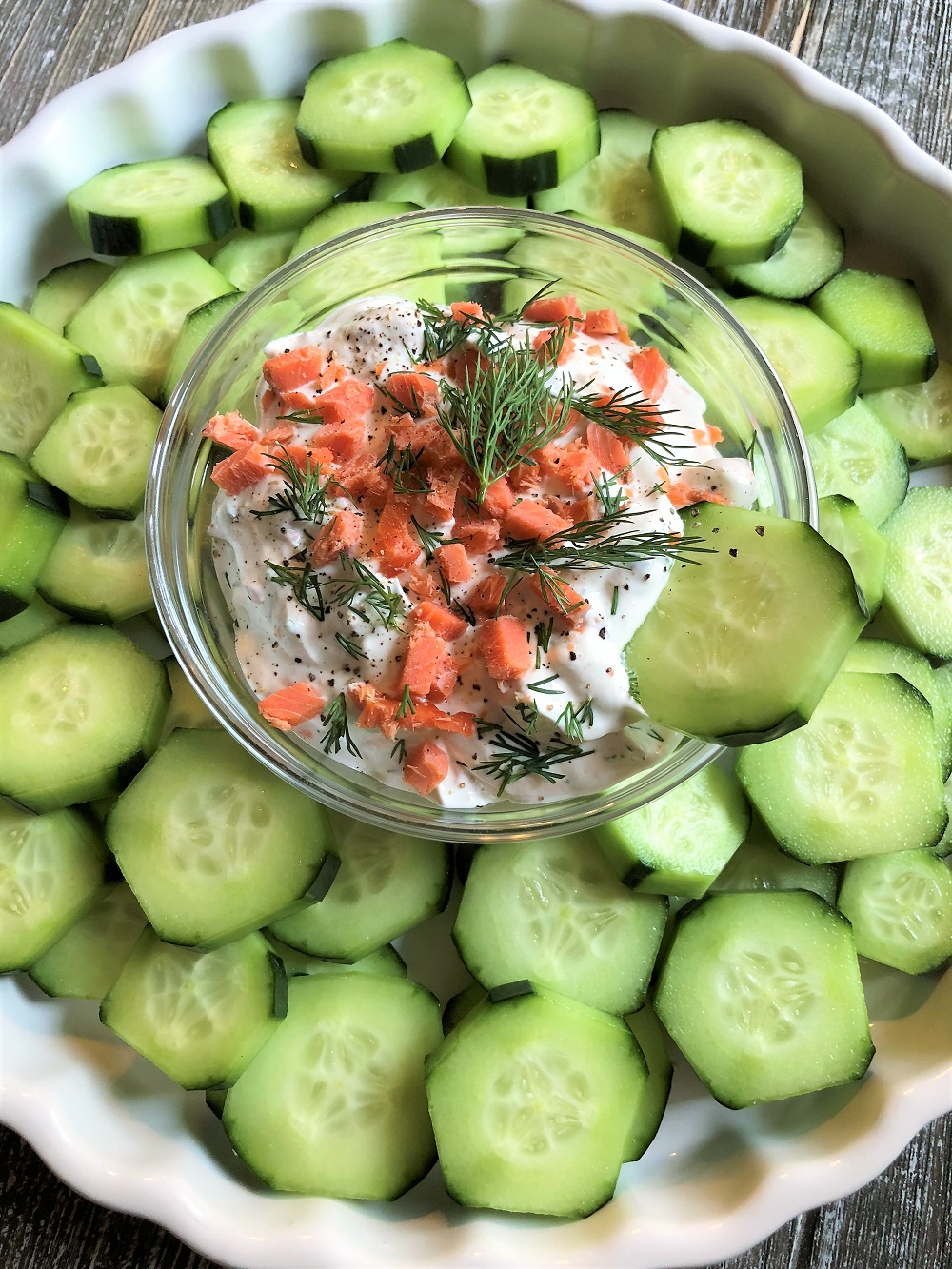 Gluten Free Salmon Dip with Cucumbers The Gluten Free